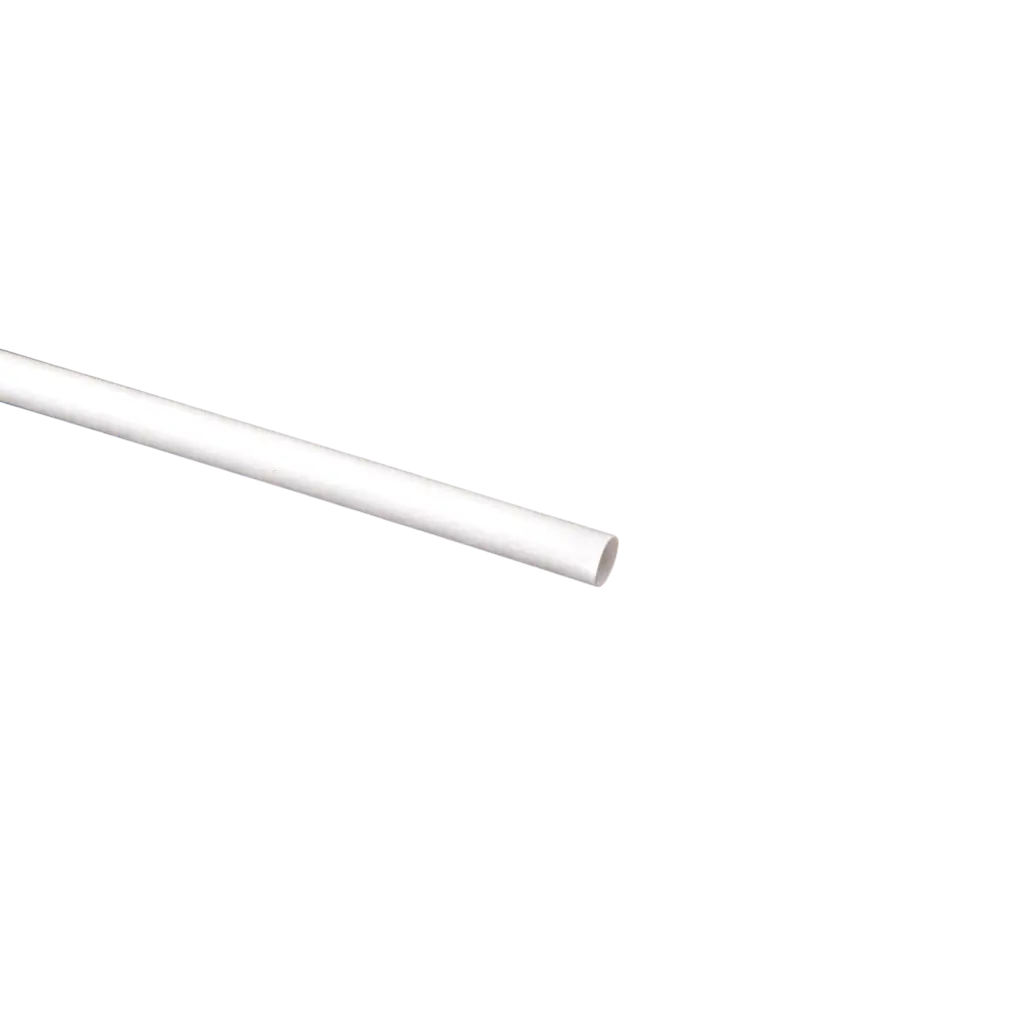 XXL-Riesenstrohhalm aus weißem, recycelbarem PP 50cm ø 8mm - lebensmittelzertifiziert und wiederverwendbar (Packung mit 500 Stück)