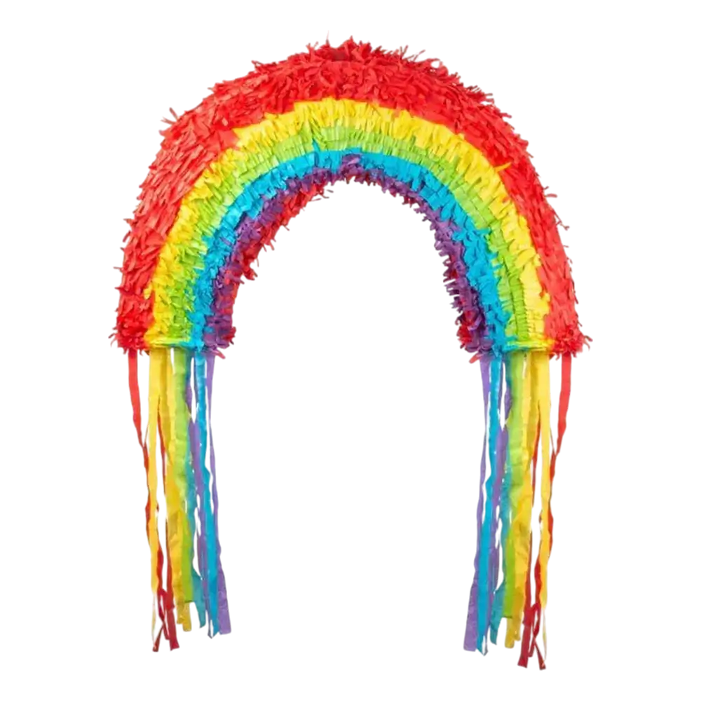 Regenbogen-Piñata - 58 cm