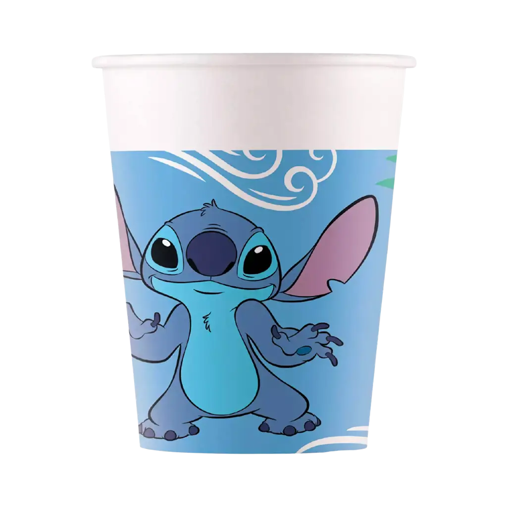 Pappbecher Stitch - 25cl - Satz von 8