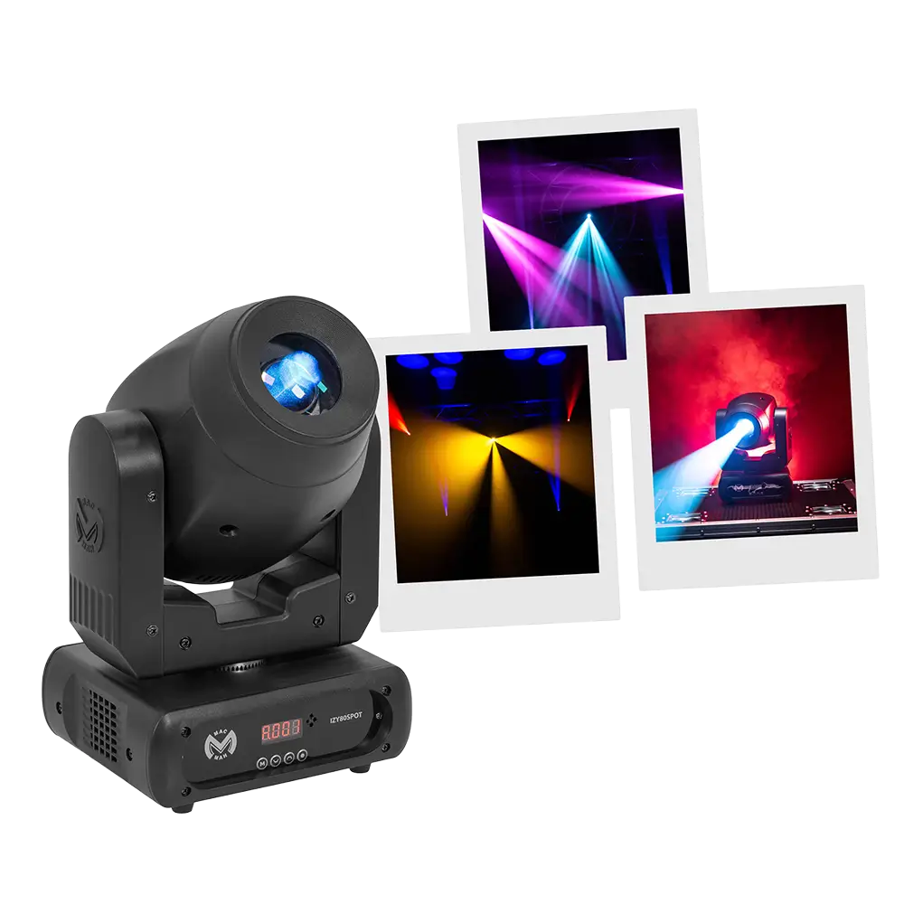 Lyra LED-Spot "IZY 80 Spot" 80 W 10° Strahl mit Gobos und Prisma - Mac Mah