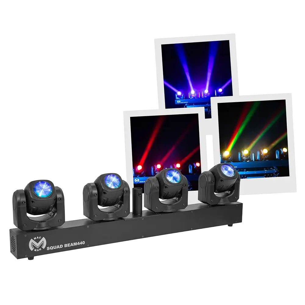 Effekt LED Beam "Squad Beam 440" 4 Köpfe 40 W Strahl 2.5° - Mac Mah