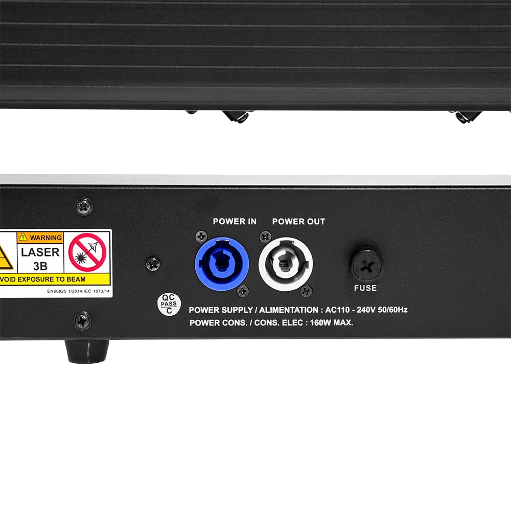 Laser Bar pro "Laser Bar 6X1000RGB" 6×1000 mW RGB motorisiert - Evolite