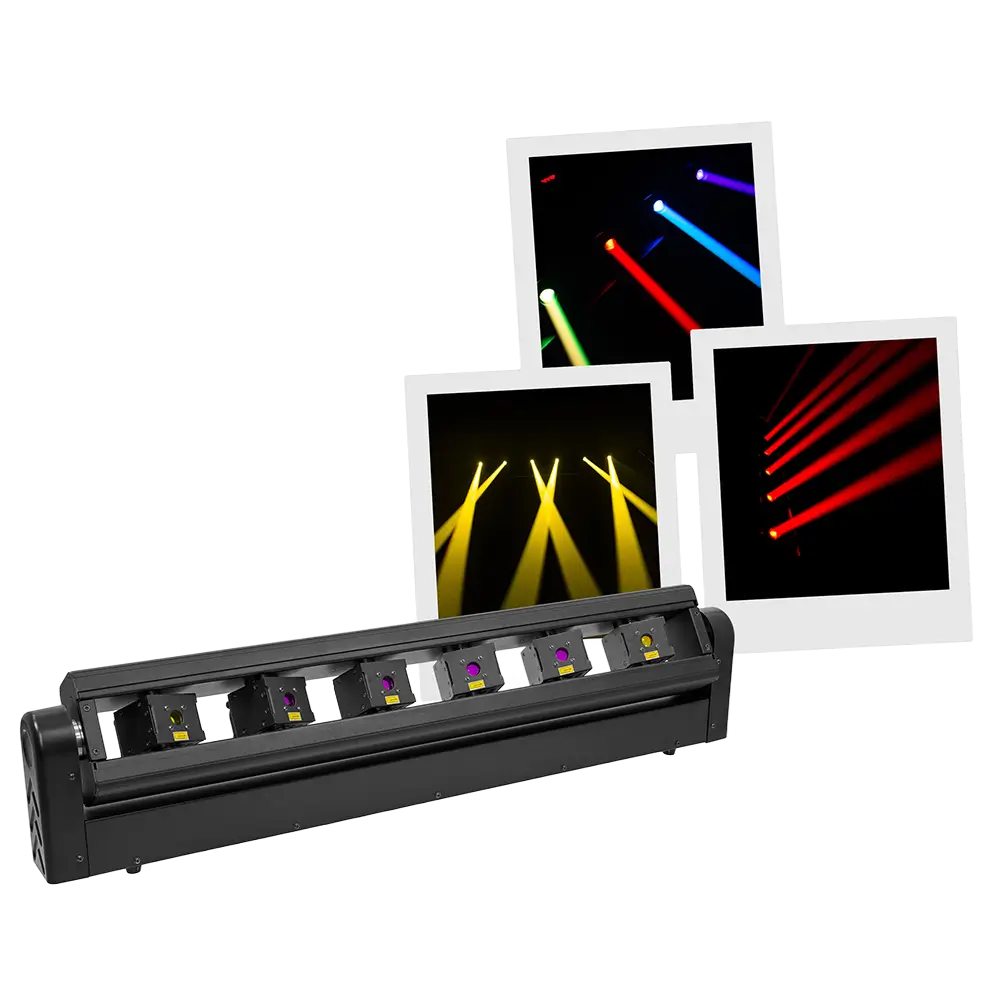 Laser Bar pro "Laser Bar 6X1000RGB" 6×1000 mW RGB motorisiert - Evolite