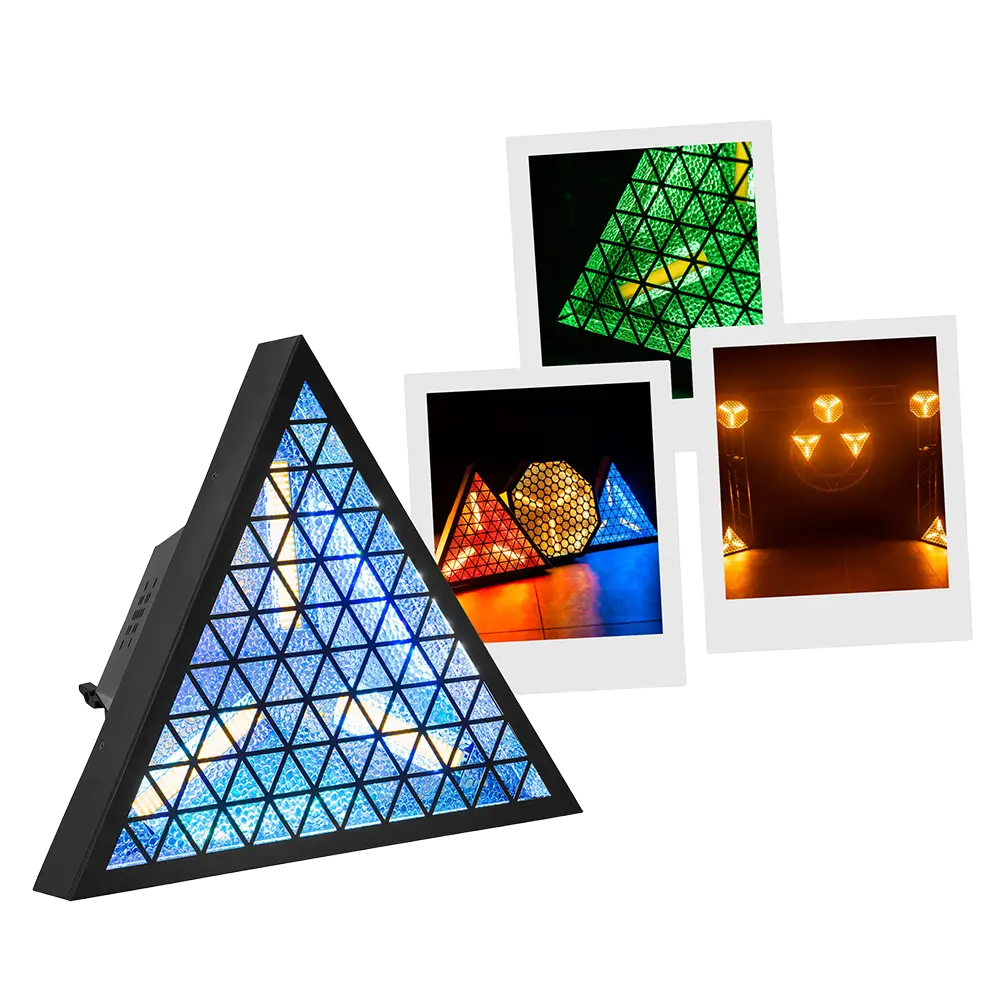 Retro-LED-Effekt "Amber-T" bernsteinfarbene Röhre + RGB DMX - Mac Mah