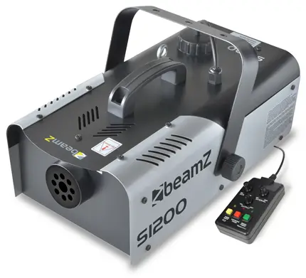 BEAMZ S1200 MKII Nebelmaschine - 1200W + Kabelfernbedienung mit Timer