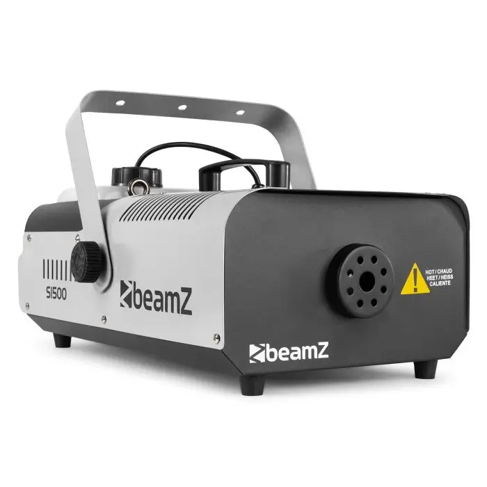 BEAMZ S1500 Nebelmaschine mit DMX - 1500W + Kabelfernbedienung mit Timer
