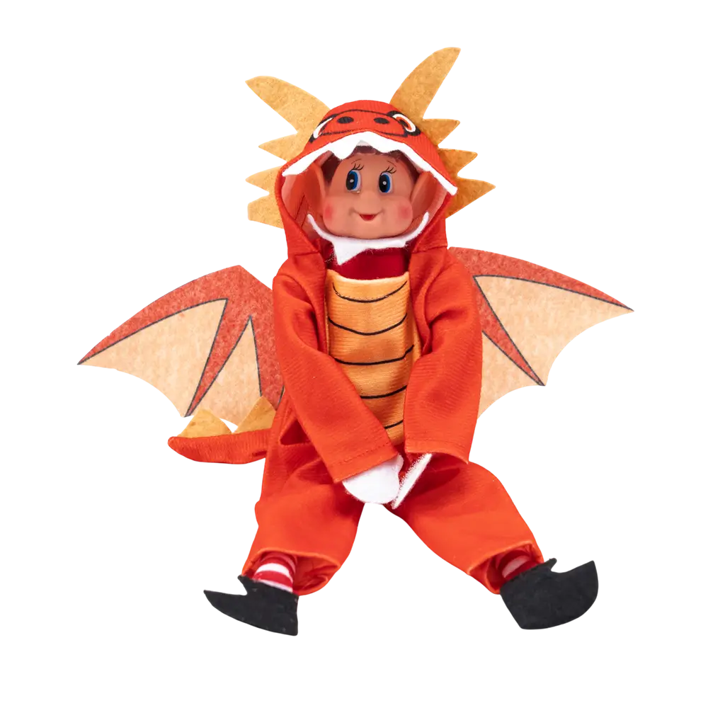 Kostüm für einen schelmischen Kobold "Drachen".