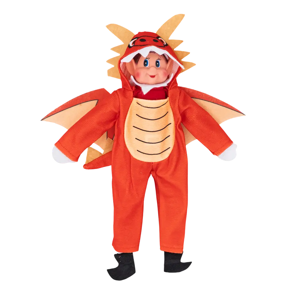 Kostüm für einen schelmischen Kobold "Drachen".
