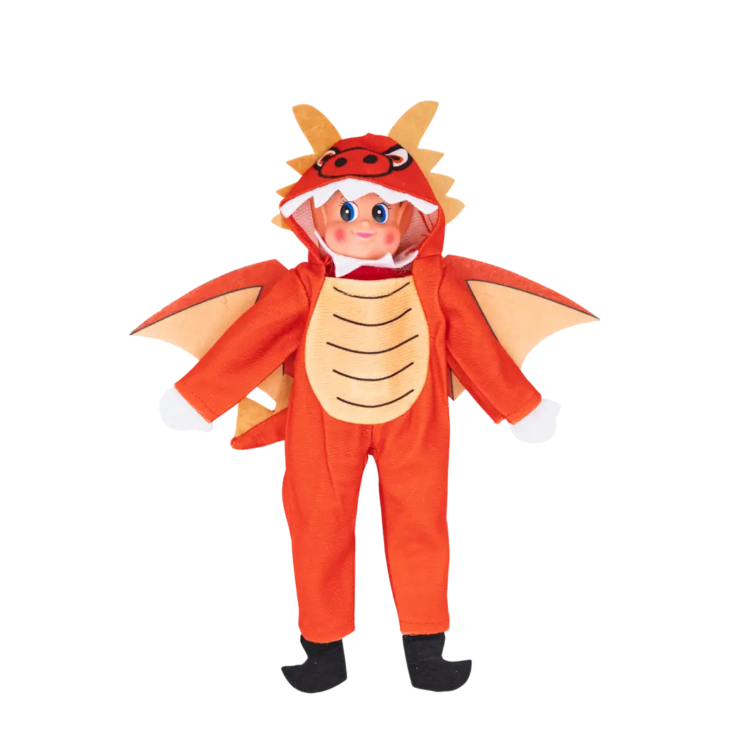 Kostüm für einen schelmischen Kobold "Drachen".