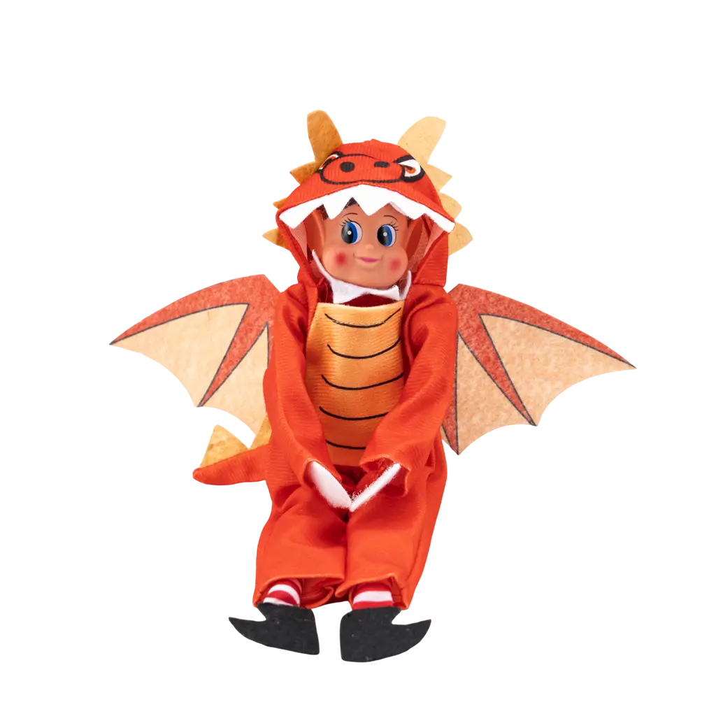 Kostüm für einen schelmischen Kobold "Drachen".