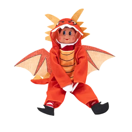 Kostüm für einen schelmischen Kobold Drachen.