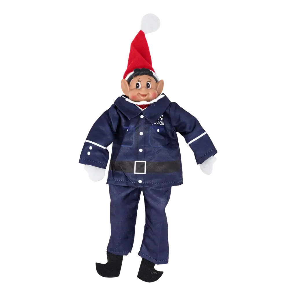 Witziges Kobold-Kostüm "Polizei"