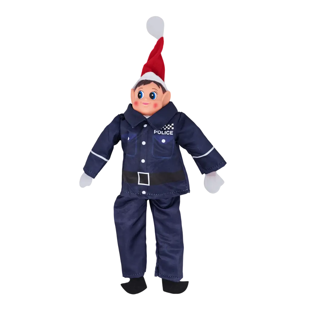 Witziges Kobold-Kostüm "Polizei"