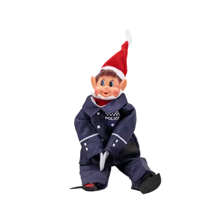Witziges Kobold-Kostüm Polizei