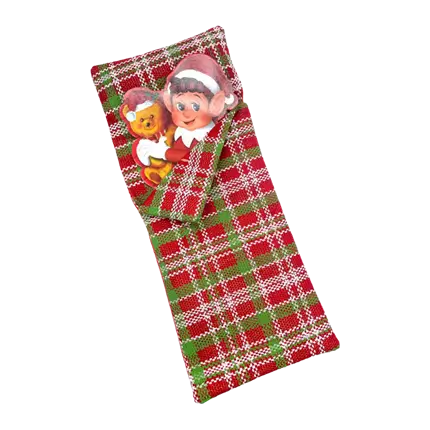 Schlafsack mit Kissen für Weihnachtswichtel Scherzkeks