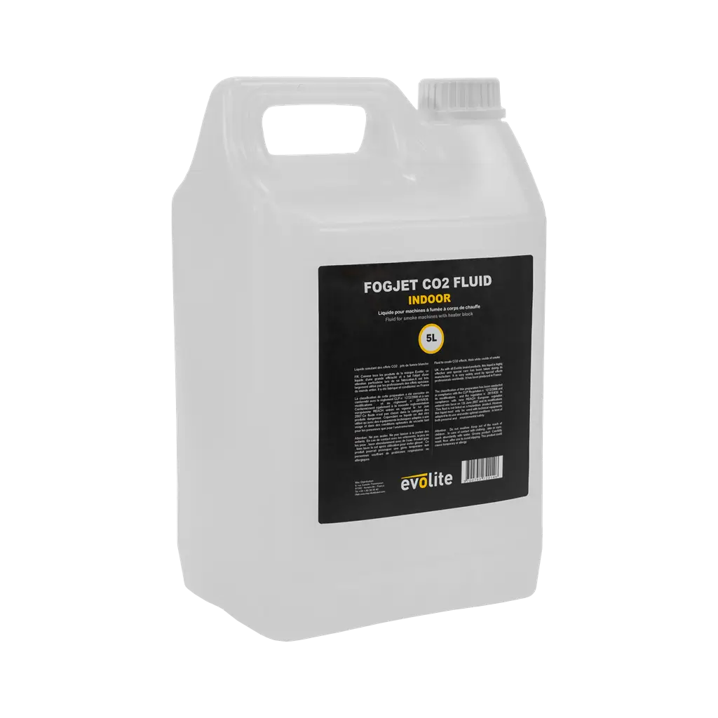 Nebelfluid mit CO2-Effekt - FogJet CO2 Indoor Evolite - Innenanwendung - Kanister 5L