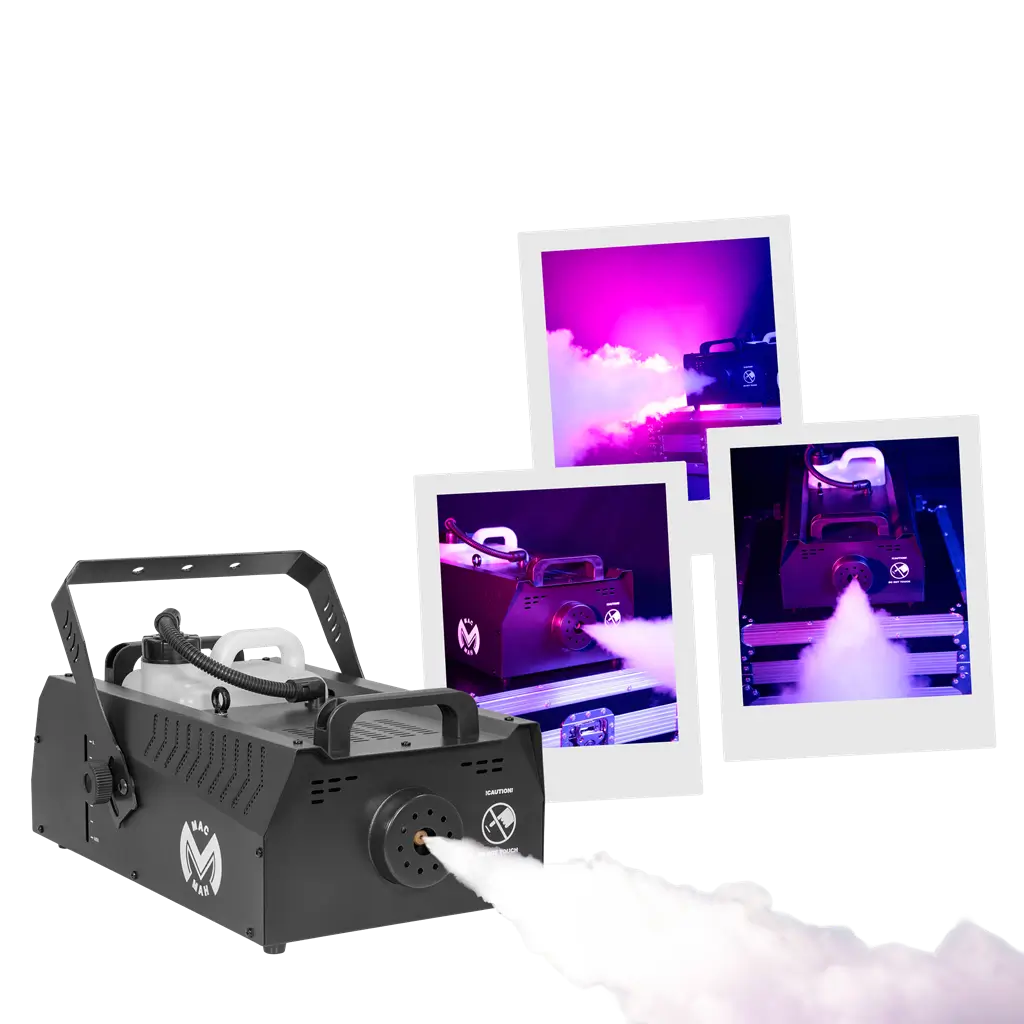 Nebelmaschine 2000 W - Mac Fog 2000 Mac Mah - Starker Jet & DMX-Steuerung
