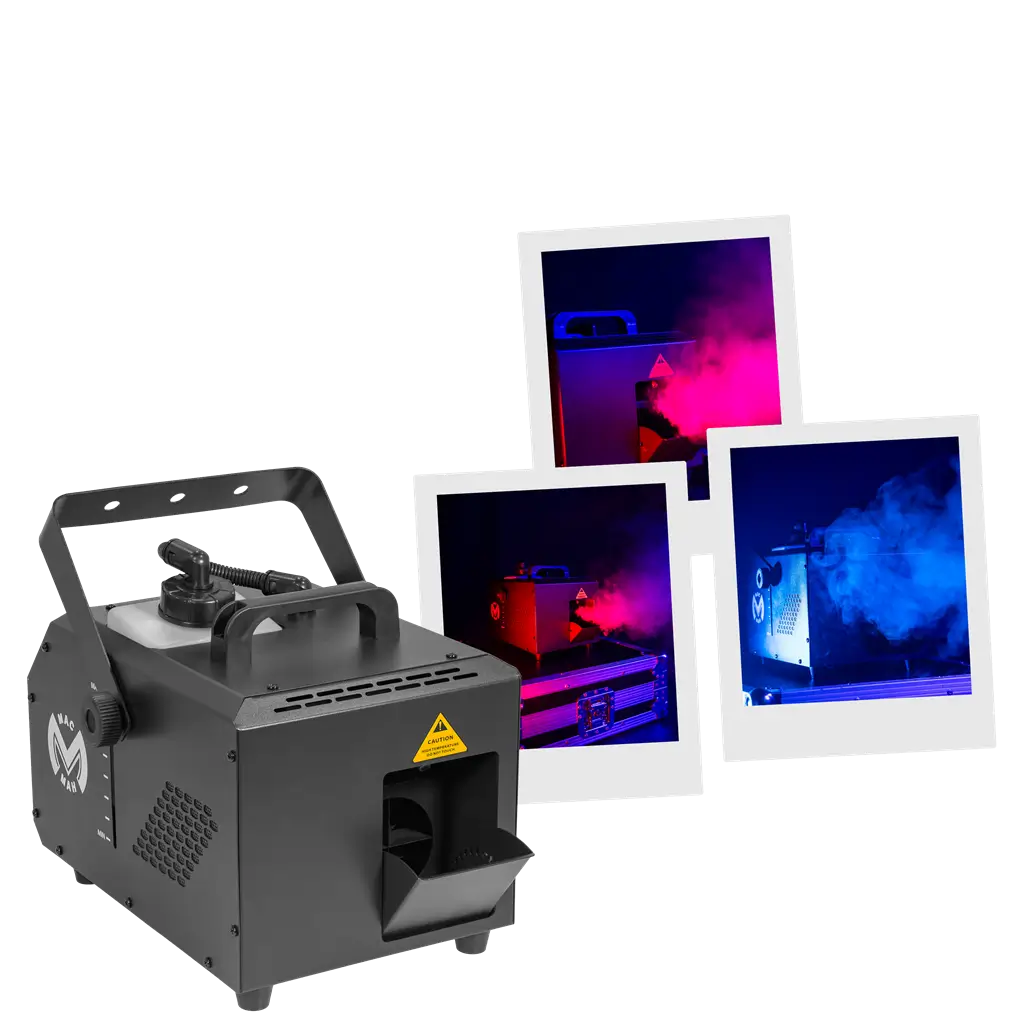 Nebelmaschine 1000 W - Mac Hazer 1000 Mac Mah - Leichter Nebel & DMX-Steuerung