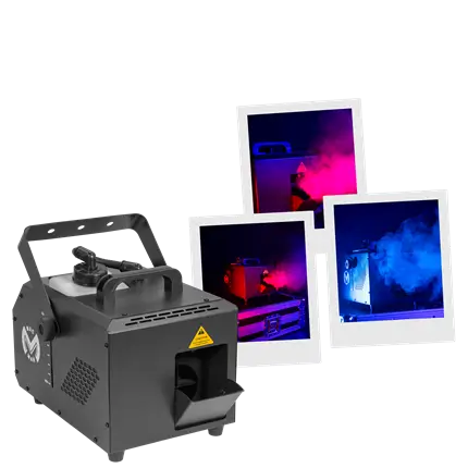 Nebelmaschine 1000 W - Mac Hazer 1000 Mac Mah - Leichter Nebel & DMX-Steuerung