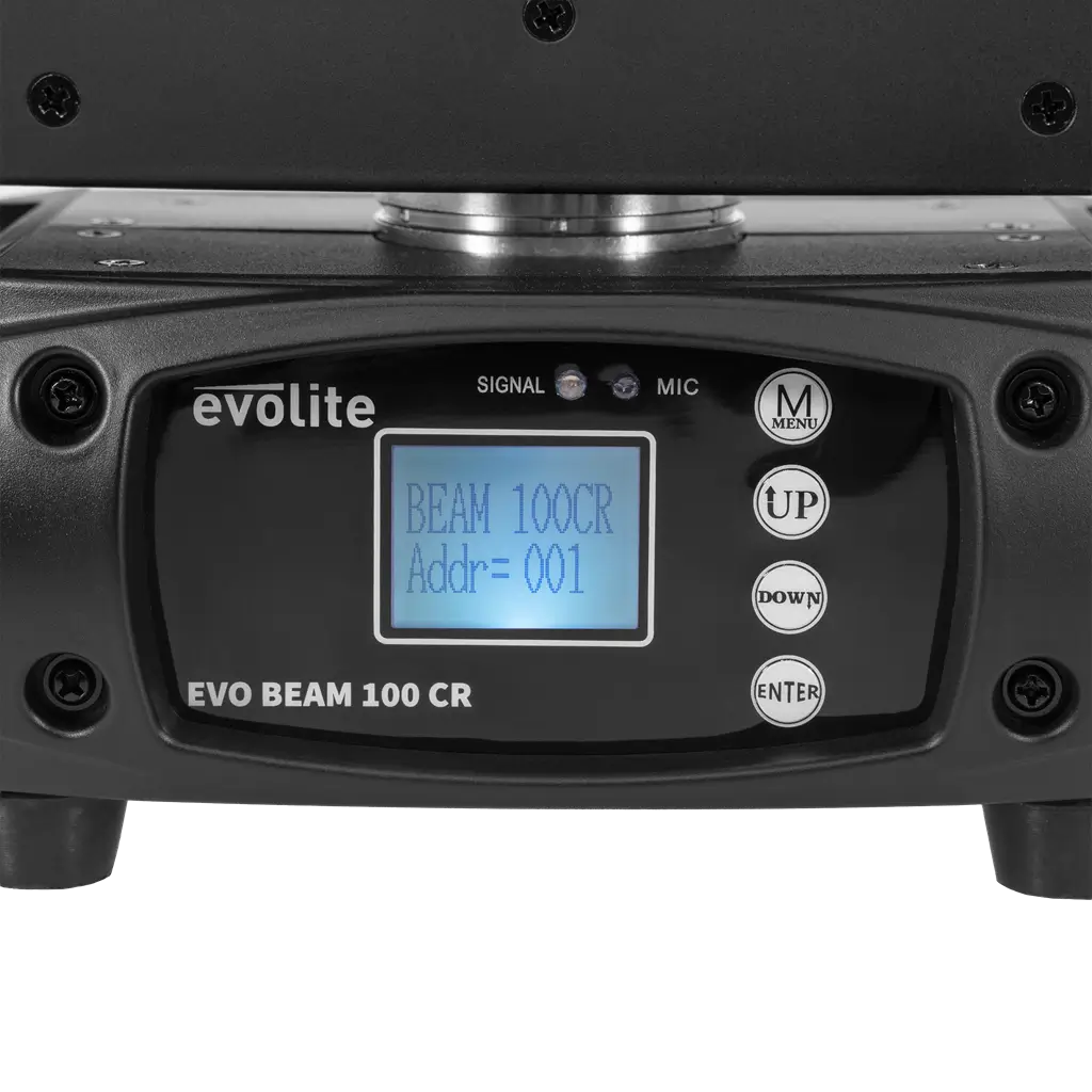 100W Beam-Scheinwerfer - Evo Beam 100 CR Evolite - DMX-Steuerung & mehrfarbige LEDs