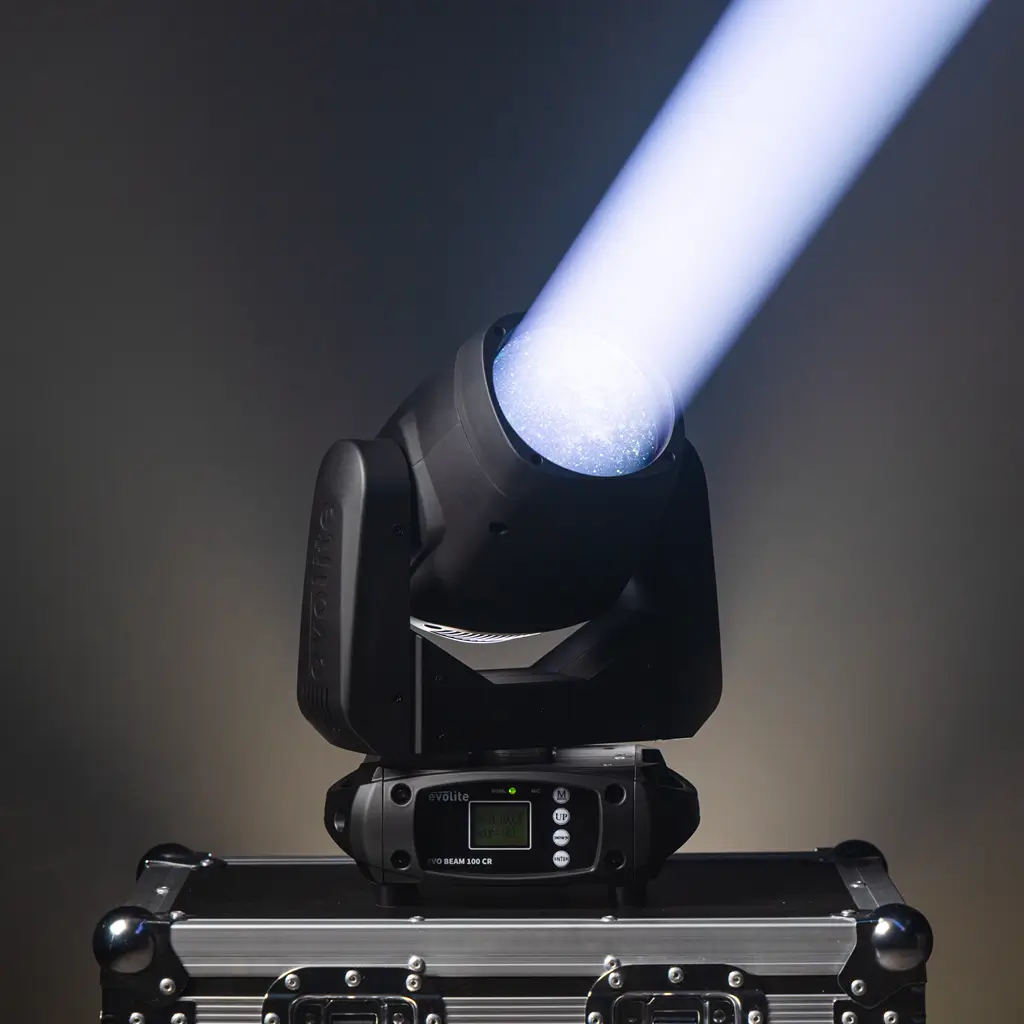 100W Beam-Scheinwerfer - Evo Beam 100 CR Evolite - DMX-Steuerung & mehrfarbige LEDs