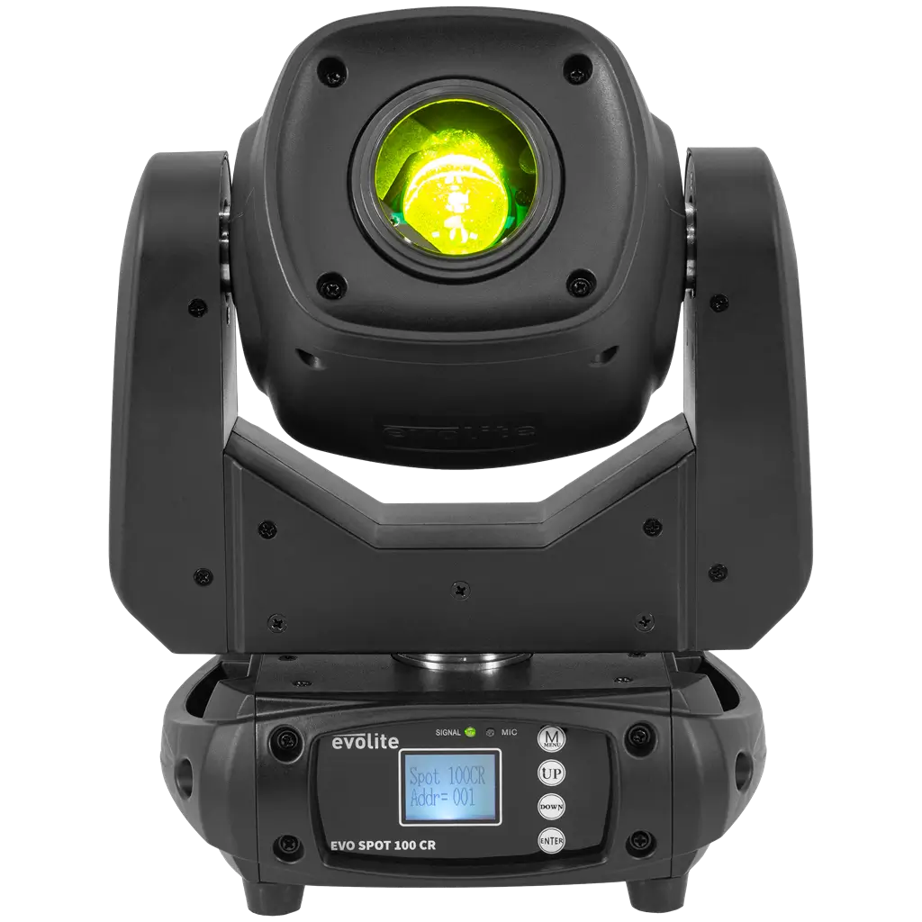 Spot-Scheinwerfer 100 W - Evo Spot 100 CR Evolite - Mehrfarbige LED & DMX-Steuerung