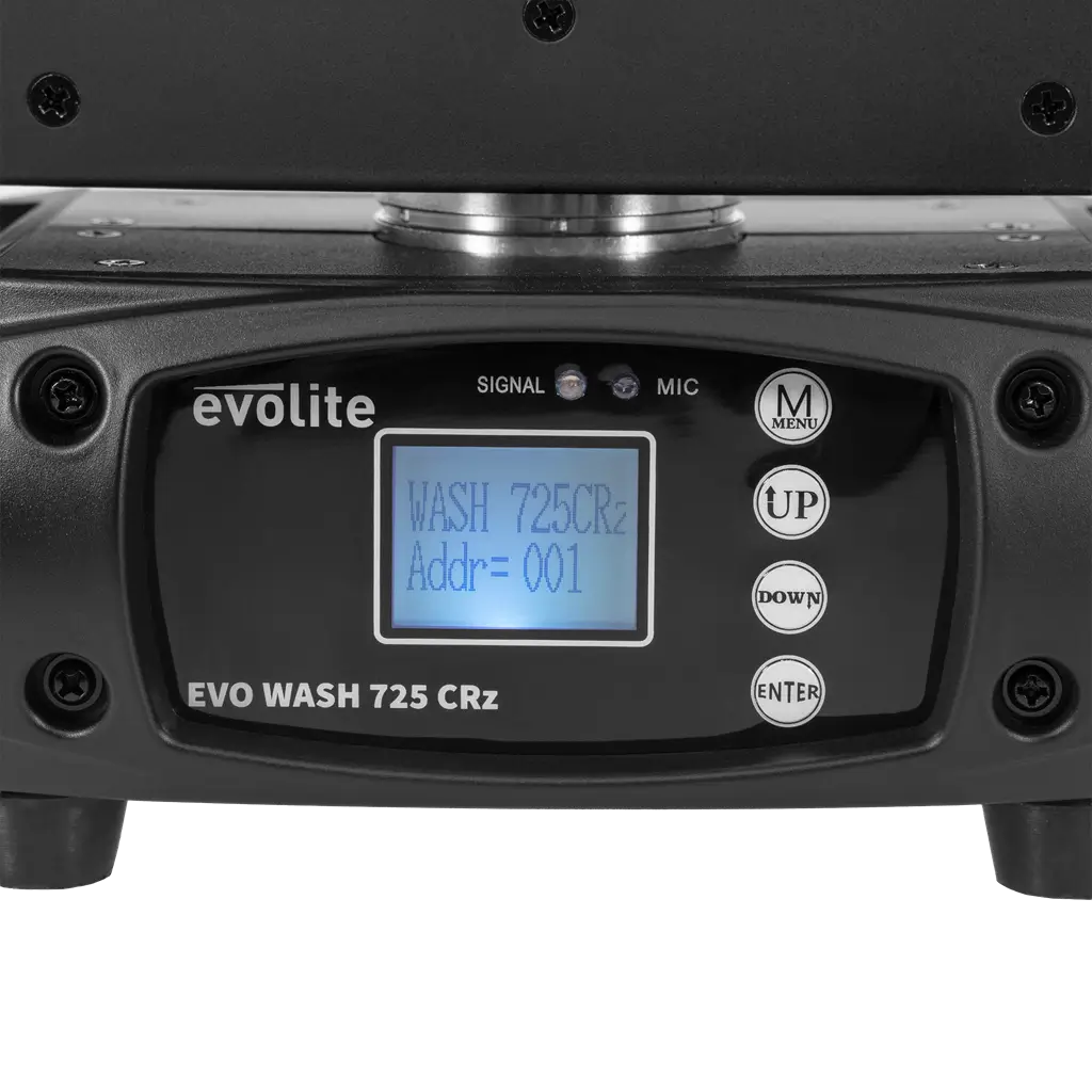 Wash-Scheinwerfer 725 W - Evo Wash 725 CRz Evolite - Mehrfarbige LED & DMX-Steuerung