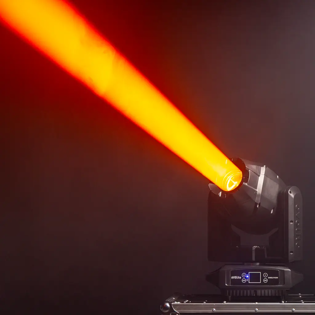 Hybrid-Scheinwerfer 250 W - Shield H250 IP65 Evolite - Innen- und Außeneinsatz - DMX & Gobos