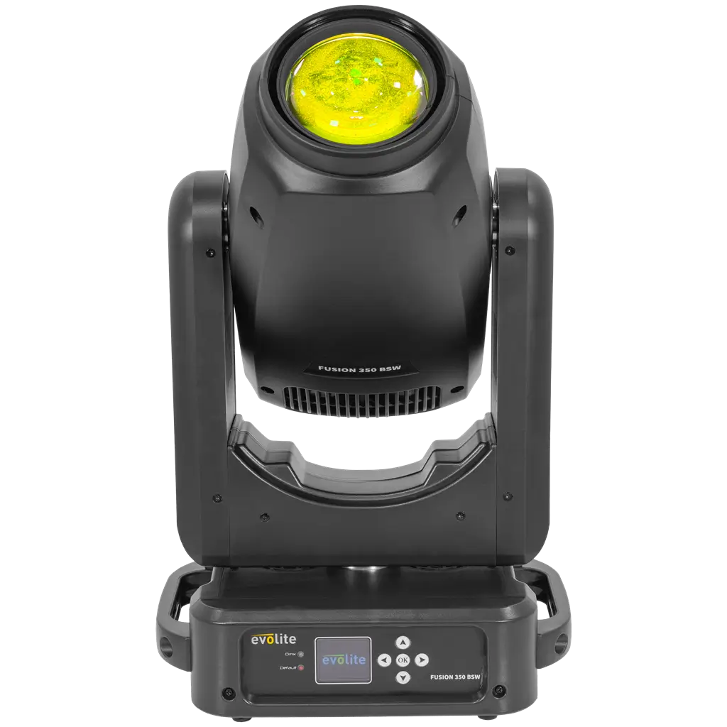 Paket mit 2 Hybridprojektoren 350 W im Flightcase - Fusion 350 BSW Set Evolite - Beam, Spot & Wash intelligent