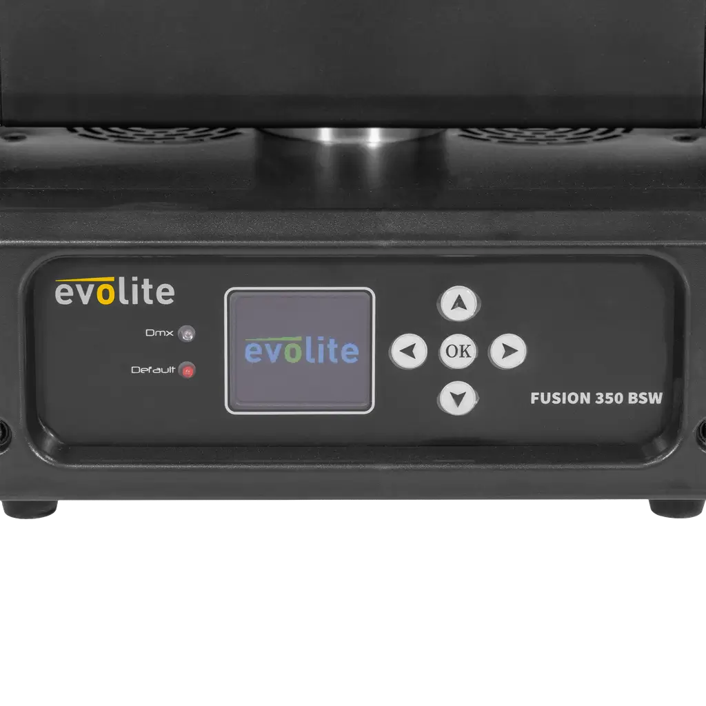 Paket mit 2 Hybridprojektoren 350 W im Flightcase - Fusion 350 BSW Set Evolite - Beam, Spot & Wash intelligent