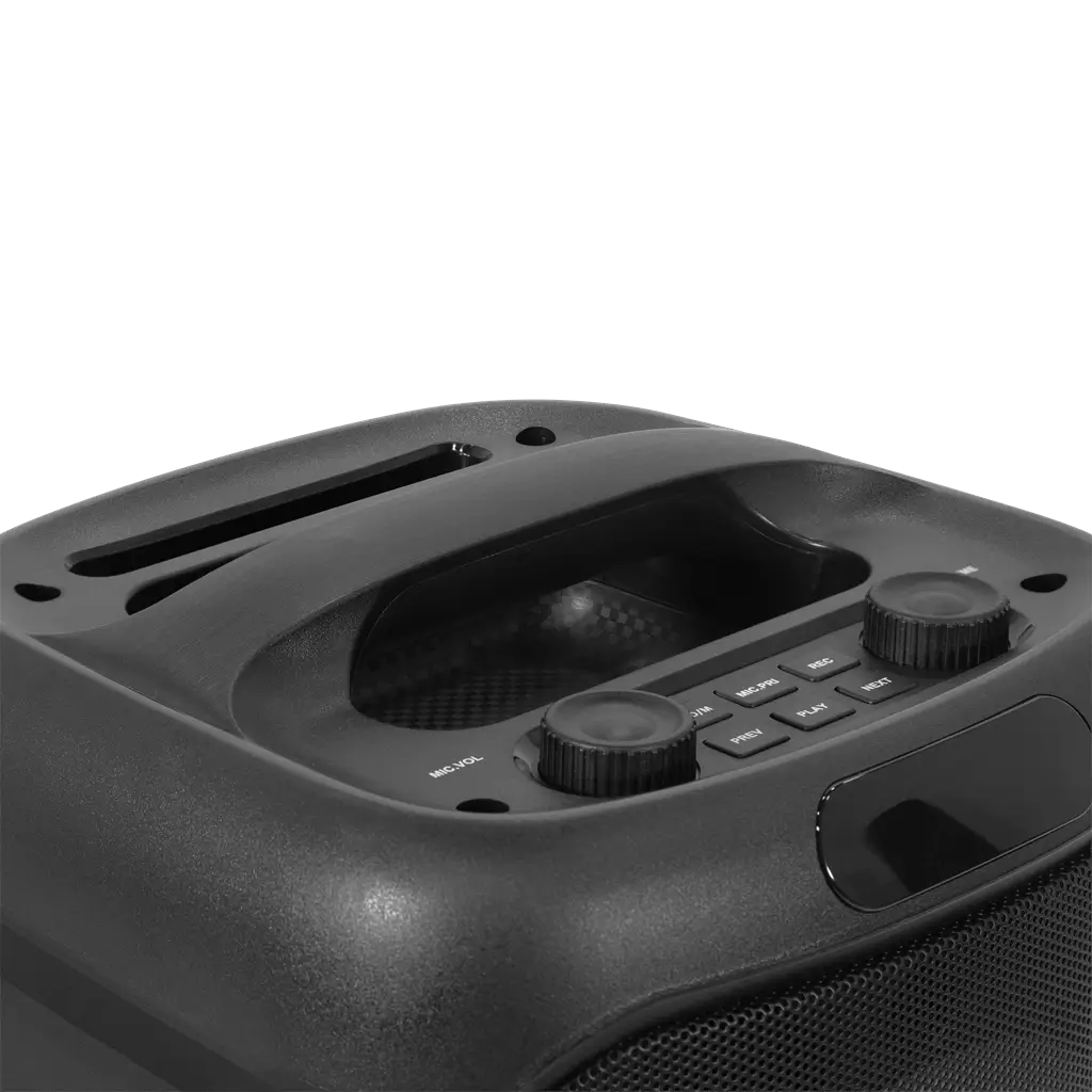 Tragbarer Lautsprecher - Cube 200 BoomTone DJ - Bluetooth 5.0, eingebauter Akku & LED-Beleuchtung