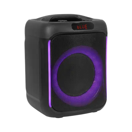 Tragbarer Lautsprecher - Cube 200 BoomTone DJ - Bluetooth 5.0, eingebauter Akku & LED-Beleuchtung