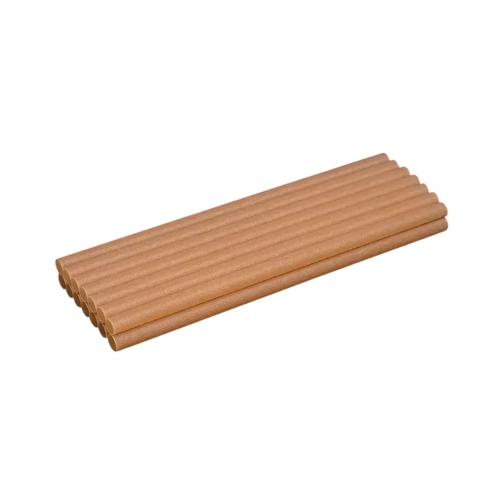 CAÏPI COCKTAIL Strohhalm aus Naturfaser 15cm ø 8mm - kompostierbar & biologisch abbaubar - (250 Stück)