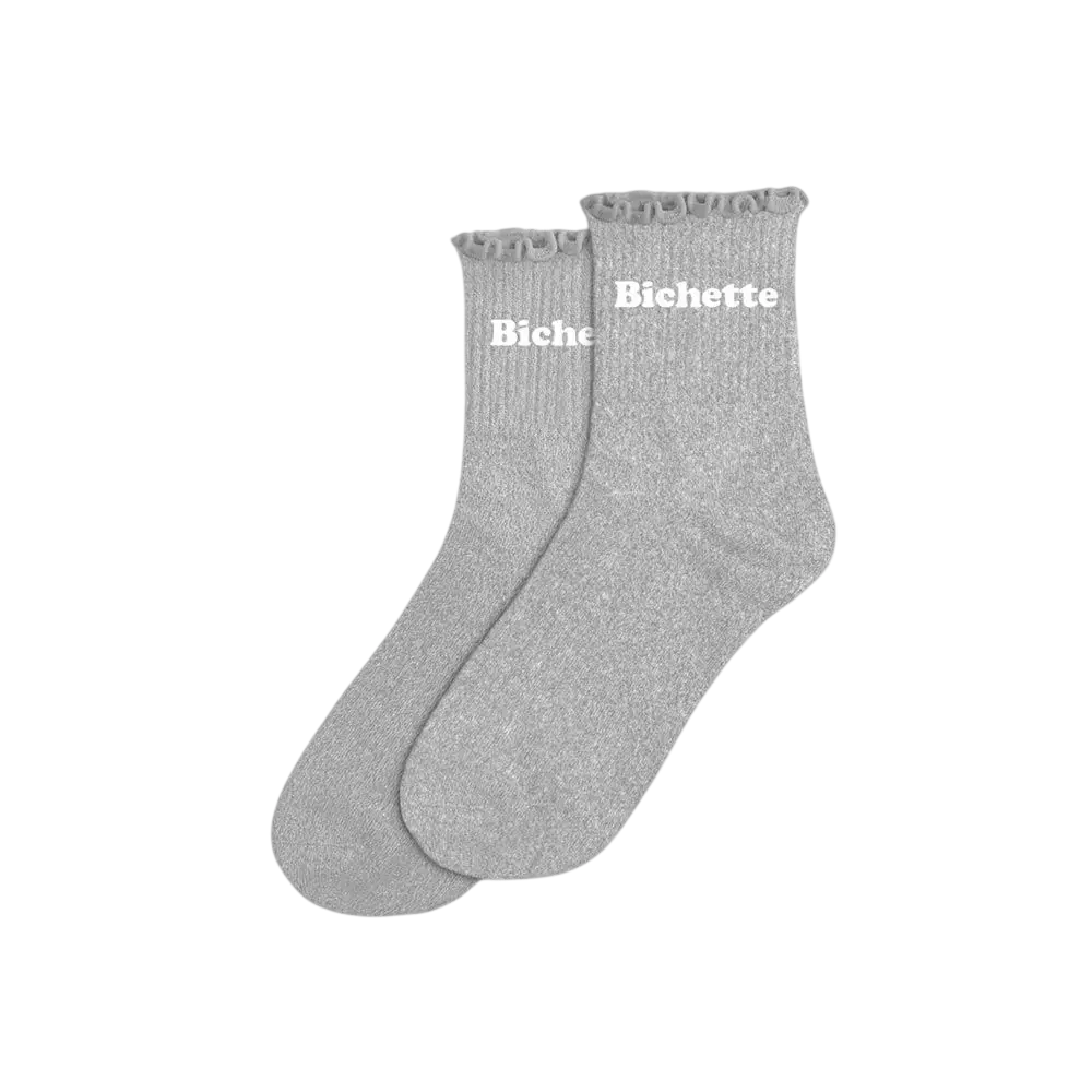 Feston-Socken Pailletten Bichette - Einheitsgröße 36-42