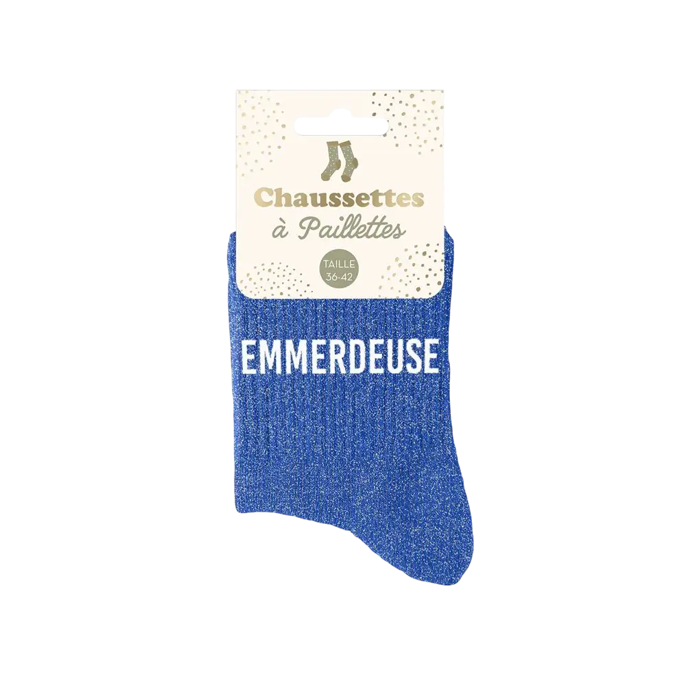 Glitzersocken emmerdeuse - Einheitsgröße 36-42