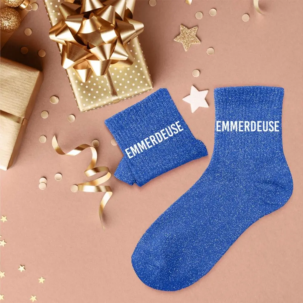 Glitzersocken emmerdeuse - Einheitsgröße 36-42