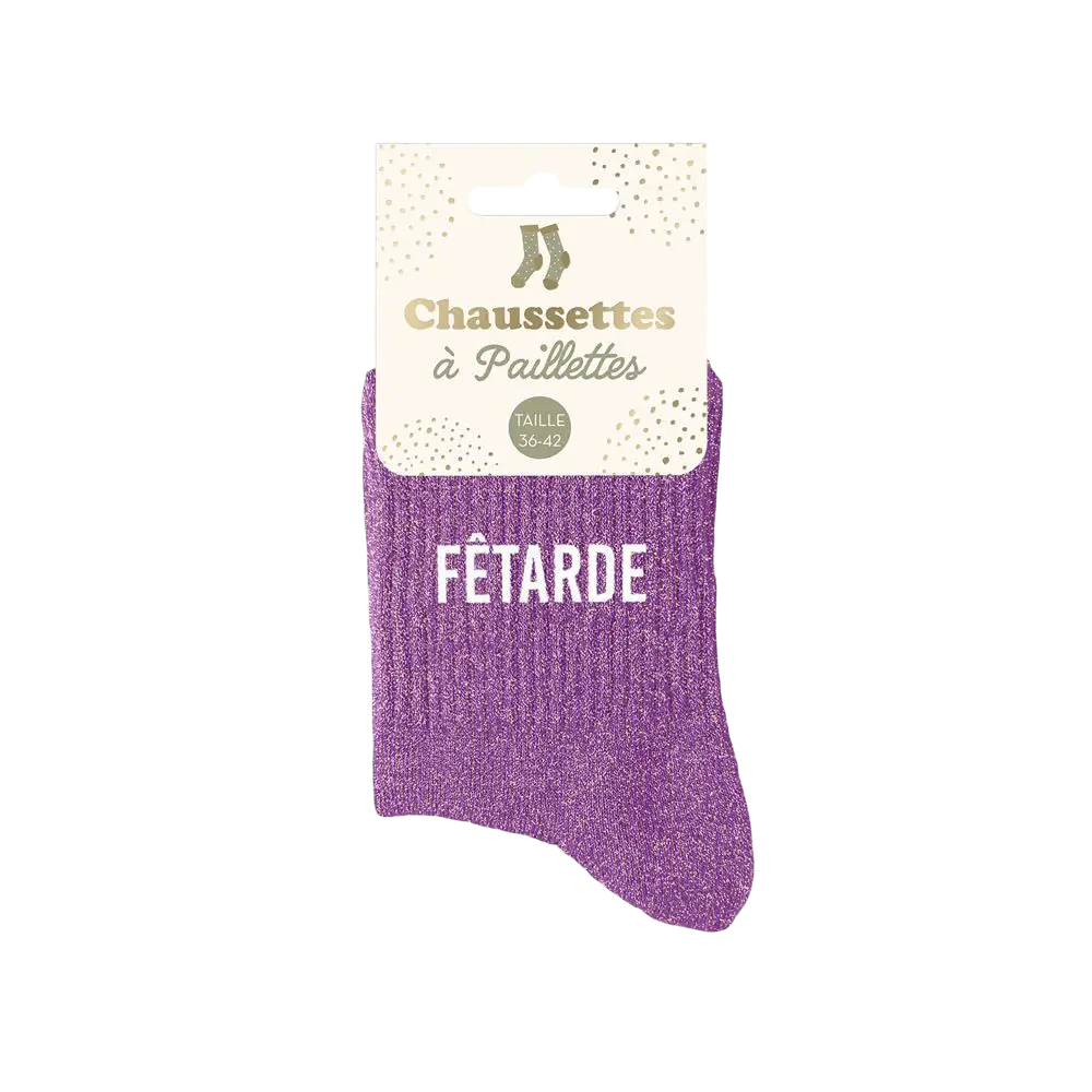 Pailletten-Socken fetarde - Einheitsgröße 36-42