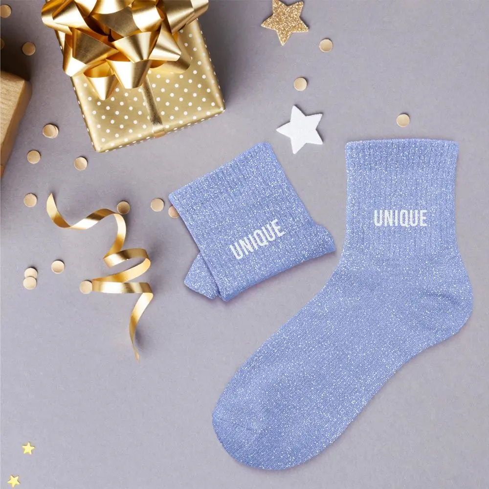 Einzigartige Pailletten-Socken - Einheitsgröße 36-42