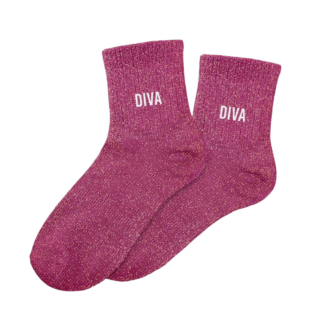 Glitzersocken Diva - Einheitsgröße 36-42