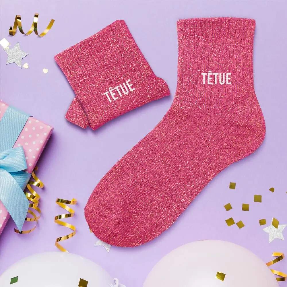 Socken aus Glitter Tetue - Einheitsgröße 36-42