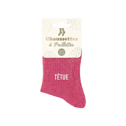 Socken aus Glitter Tetue - Einheitsgröße 36-42