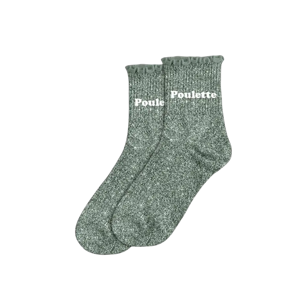 Glitzersocken Poulette- Einheitsgröße 36-42