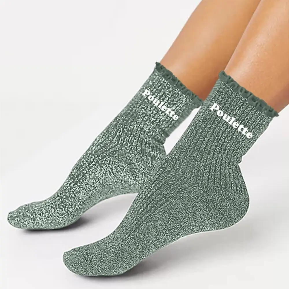 Glitzersocken Poulette- Einheitsgröße 36-42