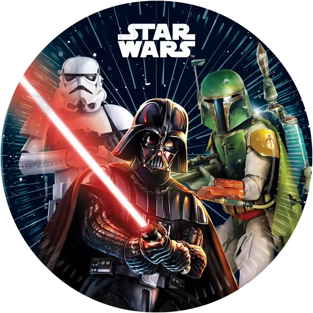 Pappteller Star Wars ø23cm - 8er-Set