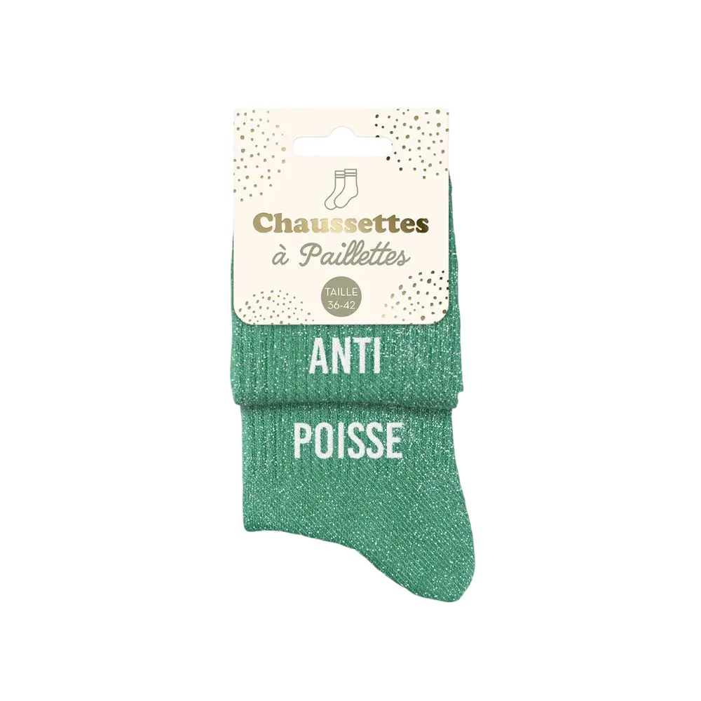Glitzersocken Duo Anti Poison - Einheitsgröße 36-42