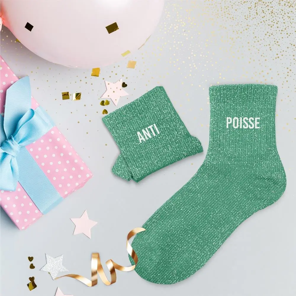 Glitzersocken Duo Anti Poison - Einheitsgröße 36-42