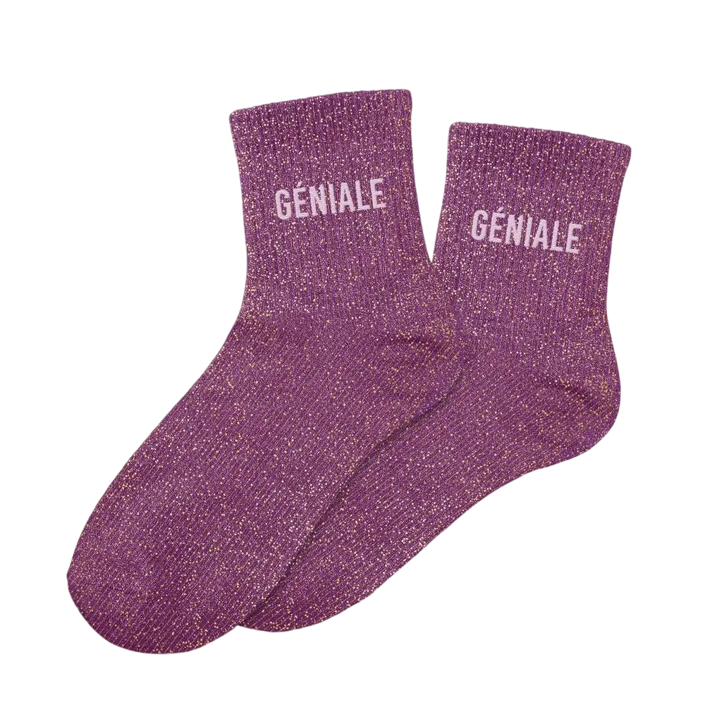 Socken Glitzer Genial - Einheitsgröße 36-42