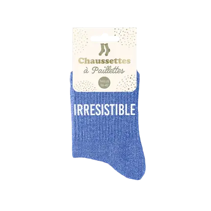 Socken Glitzer Irrésistible - Einheitsgröße 36-42