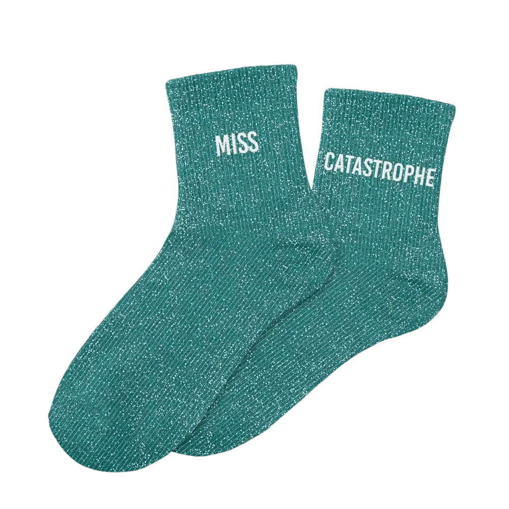 Miss Catastrophe Duo Glitzersocken - Einheitsgröße 36-42