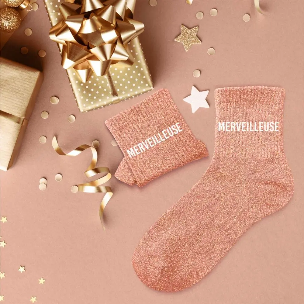 Wunderbare Glitzersocken - Einheitsgröße 36-42